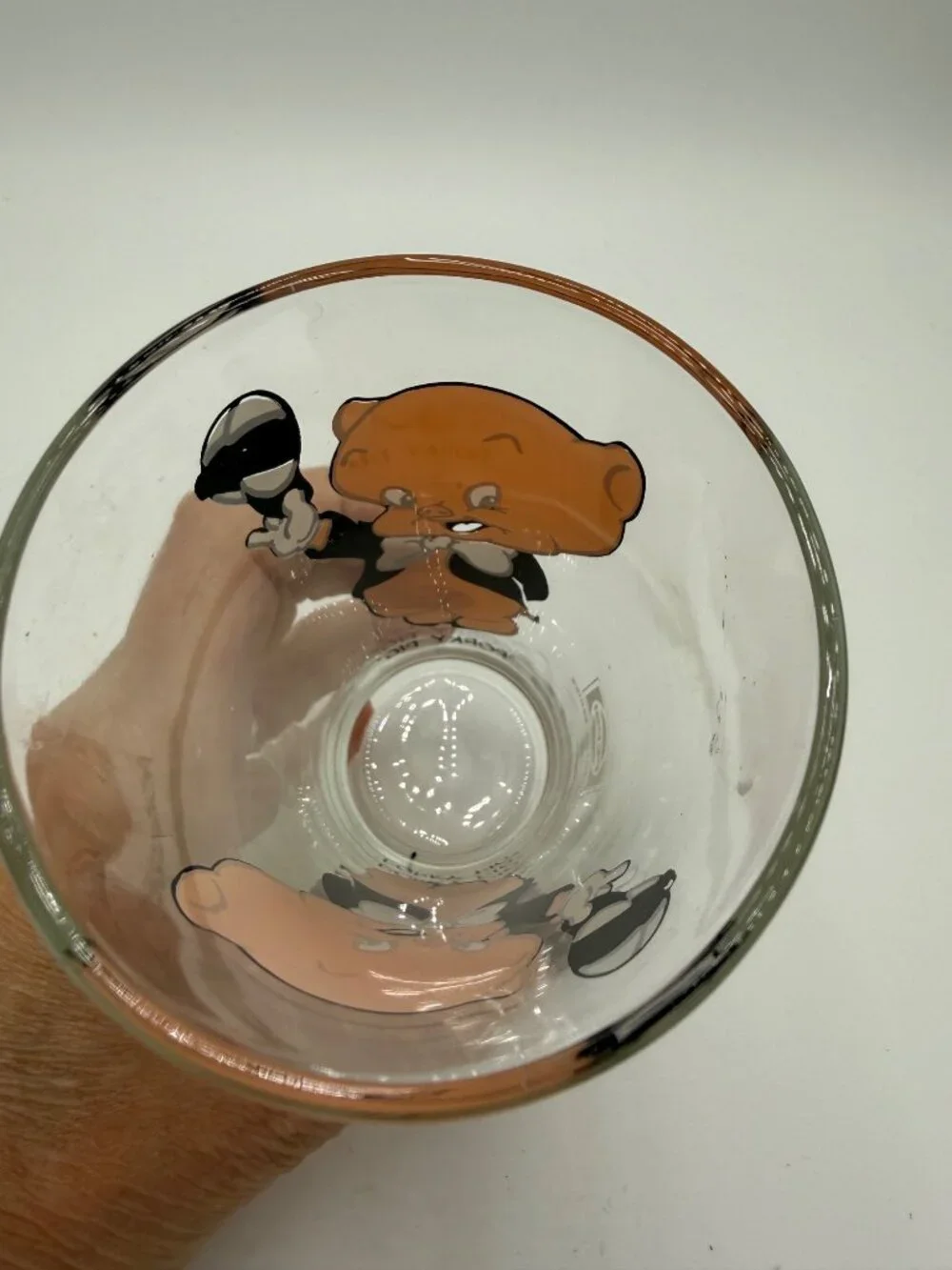 Vintage 1973 Pepsi Collector Series Porky Pig Glass Warner Bros Design